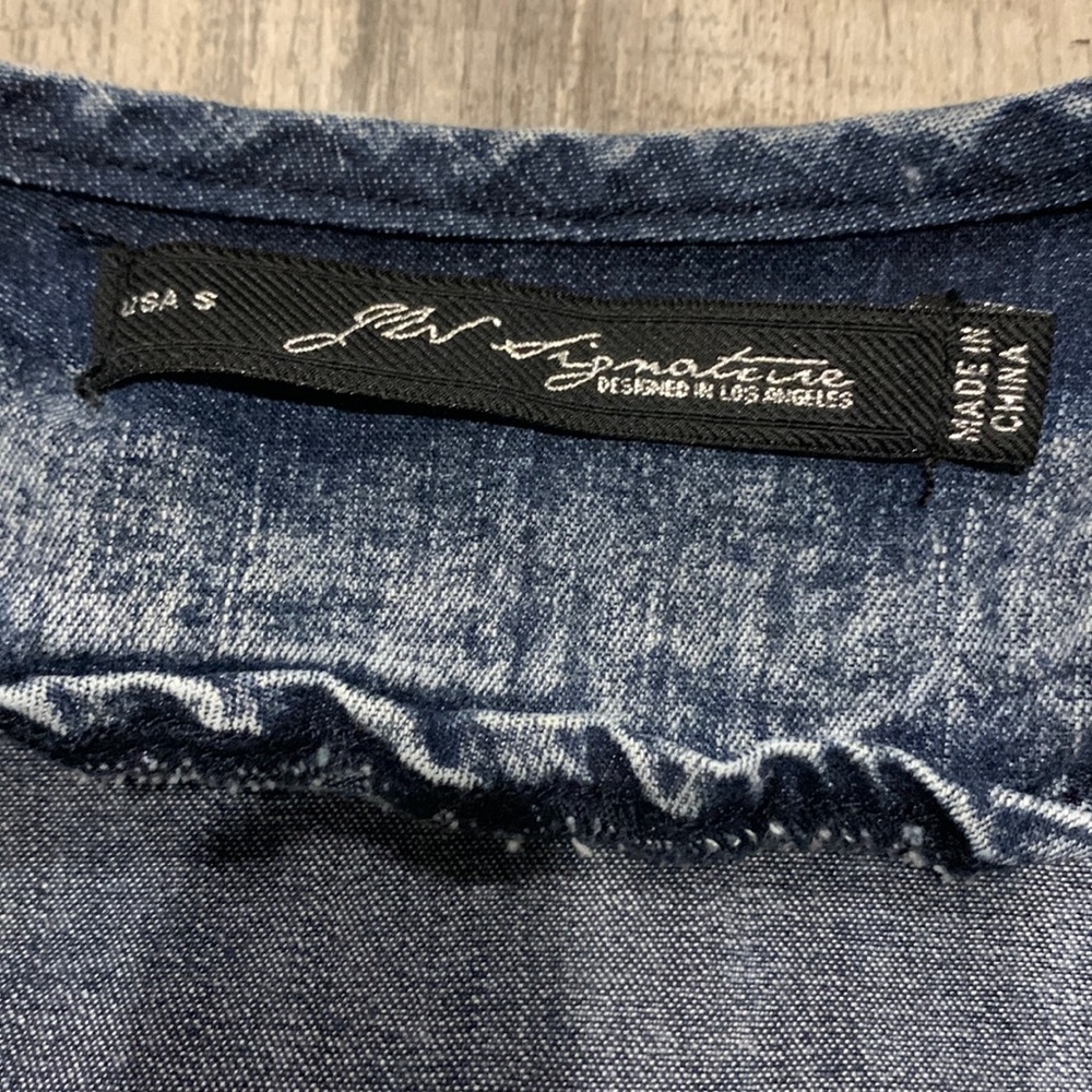 Jw Signature Cropped denim Jacket Small - Picture 6 of 7